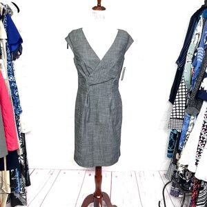 NWT🤩 |•AGB•| Grey Crisscross Top Dress Size 6